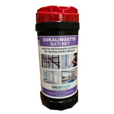 lingette nettoyante des colles et silicone