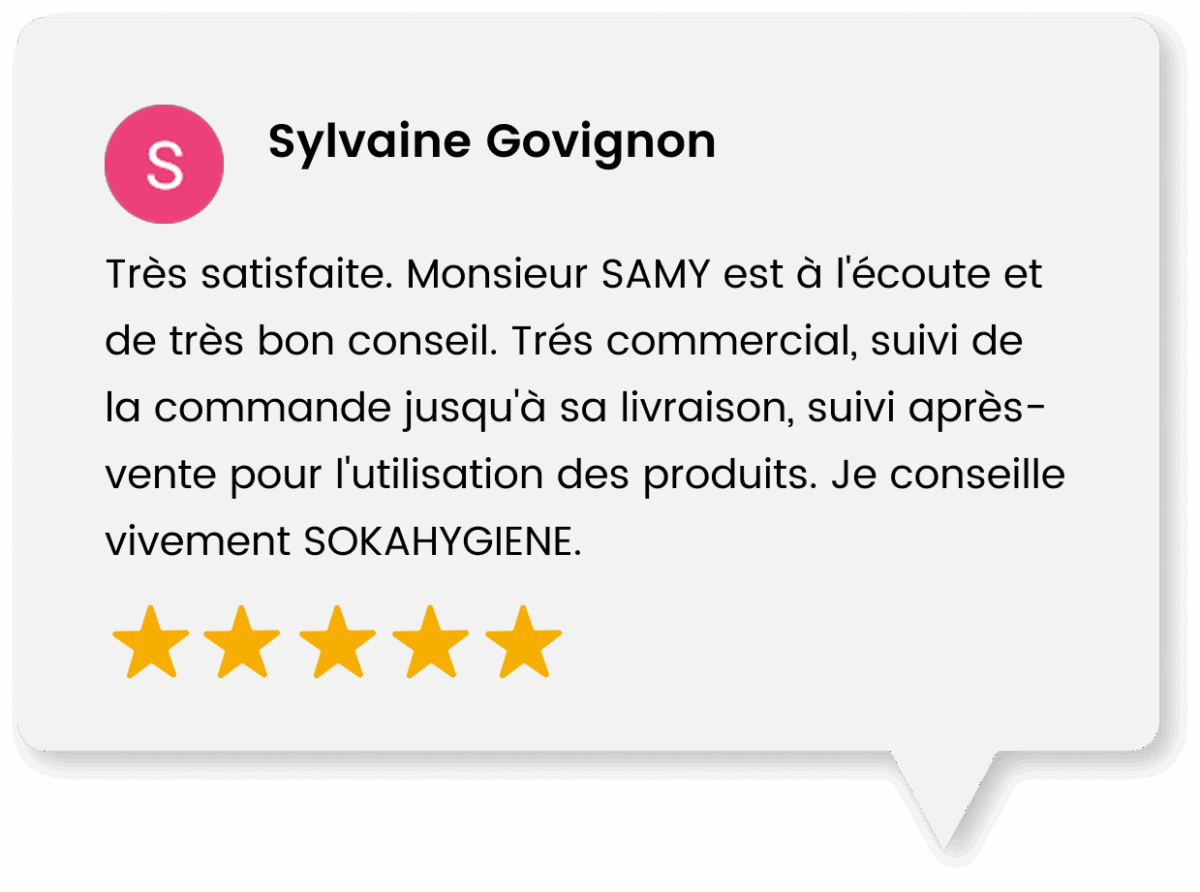 Avis client Sokahygiène