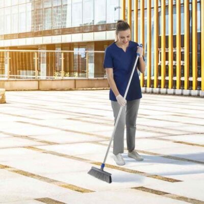 Balai industriel à poils durs pour exterieur